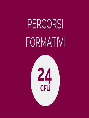 cover image of Percorsi formativi 24 CFU